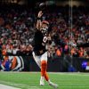 Saturday January 15, 2022: Cincinnati Bengals quarterback Joe Burrow (9) stays in bounds and throws a touchdown - Bengals ohne Super Bowl Titel