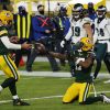 Aaron Rodgers KW49 GREEN BAY, WI - DECEMBER 06: Green Bay Packers wide receiver Davante Adams (17) hands the