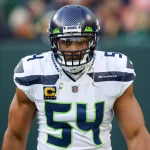 November 14, 2021: Seattle Seahawks middle linebacker Bobby Wagner 54 focusing in during the NFL, American Football Herren, USA football game between the Seattle Seahawks and the Green Bay Packers at Lambeau Field in Green Bay, Wisconsin. /CSM Green Bay United States of America - ZUMAc04_ 20211114_zaf_c04_194 Copyright: xDarrenxLeex