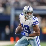 ARLINGTON, TX - NOVEMBER 14: Dallas Cowboys Wide Receiver Amari Cooper 19 runs after a catch during the game between the Dallas Cowboys and Atlanta Falcons on November 14, 2021 at AT&T Stadium in Arlington, TX. Photo by George Walker/Icon Sportswire NFL, American Football Herren, USA NOV 14 Falcons at Cowboys Icon211114082