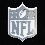 NFL Einnahmen boomen! NFL Offseason - Defenseless Player rule, Shield logo seen at the Super Bowl Experience on February 08, 2022, at the Los Angeles Convention Center in Los Angeles, CA. Photo by Ric Tapia/Icon Sportswire NFL: FEB 08 Super Bowl LVI - Super Bowl Experience Icon2692202080702