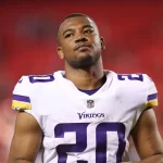 KANSAS CITY, MO - AUGUST 27: Minnesota Vikings cornerback Jeff Gladney 20 during an NFL, American Football Herren, USA preseason game between the Minnesota Vikings and Kansas City Chiefs on Aug 27, 2021 at GEHA Field at Arrowhead Stadium in Kansas City, MO. Photo by Scott Winters/Icon Sportswire NFL: AUG 27 Preseason - Vikings at Chiefs Icon2108270615