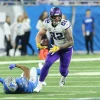 DETROIT MI DECEMBER 23 Minnesota Vikings tight end Kyle Rudolph 82 runs with the ball after ca