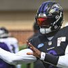 August 6, 2022: Through a week and a half of training camp, Baltimore Ravens quarterback Lamar Jackson has been more consistently accurate than he s ever been over five summers in Baltimore, and his range as a passer has never been greater. - ZUMAm67_ 20220806_zaf_m67_014 Copyright: xKennethxK.xLamx