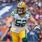CHICAGO, IL - DECEMBER 16: Green Bay Packers outside linebacker Clay Matthews (52) battles in action during an NFL American Football Herren USA game between the Green Bay Packers and the Chicago Bears on December 16, 2018 at Soldier Field in Chicago, IL. (Photo by Robin Alam/Icon Sportswire) NFL: DEC 16 Packers at Bears PUBLICATIONxINxGERxSUIxAUTxHUNxRUSxSWExNORxDENxONLY Icon164121216388