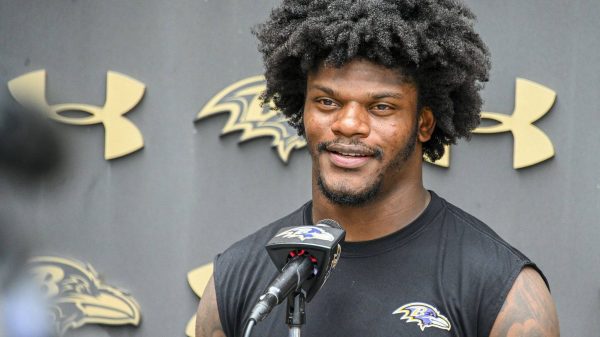 September 7, 2022: Ravens quarterback Lamar Jackson is set to earn $23 million this season, the final year of his rookie contract. Contract talks ramped up during the summer, but Jackson declined to comment on whether the sides had made progress. - ZUMAm67_ 20220907_zaf_m67_027 Copyright: xKevinxRichardsonx