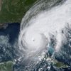 September 28, 2022, NASA EOSDIS, EARTH ORBIT: View of Hurricane Ian as the eye wall comes ashore at Fort Meyers Florida on the west coast of Florida as a Category 4 dangerous storm as seen from the NASA EOSDIS satellite, September 28, 2022 in Earth Orbit. NASA EOSDIS EARTH ORBIT - ZUMAp138 20220928_zaa_p138_028 Copyright: xEosdis/Nasax