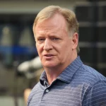 NFL, American Football Herren, USA Buffalo Bills at Los Angeles Rams, Sep 8, 2022 Inglewood, California, USA Commissioner of the NFL Roger Goodell before the game between the Los Angeles Rams and the Buffalo Bills at SoFi Stadium. Mandatory Credit: Kirby Lee-USA TODAY Sports, 08.09.2022 16:16:50, 19005698, Los Angeles Rams, NPStrans, NFL, Buffalo Bills PUBLICATIONxINxGERxSUIxAUTxONLY Copyright: xKirbyxLeex 19005698