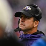 NFL, American Football Herren, USA Buffalo Bills at Baltimore Ravens Oct 2, 2022 Baltimore, Maryland, USA Baltimore Ravens head coach John Harbaugh looks stands on the sidelines during the first half against the Buffalo Bills at M&T Bank Stadium. Baltimore M&T Bank Stadium Maryland USA, EDITORIAL USE ONLY PUBLICATIONxINxGERxSUIxAUTxONLY Copyright: xTommyxGilliganx 20221002_twg_gb3_014