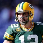 2022 NFL, American Football Herren, USA London Games, Tottenham Hotspur Stadium, London, England 9/10/2021 New York Giants vs Green Bay Packers Green Bay Packers Aaron Rodgers during the warm-up Aaron Rodgers during the warm-up 9/10/2022 PUBLICATIONxNOTxINxUKxIRLxFRAxNZL Copyright: x INPHO/LaszloxGeczox LG1_0313