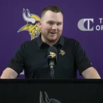 February 11, 2020, Eagan, MN, USA: Minnesota Vikings co-defensive coordinator Adam Zimmer fields questions from the press during a press conference, PK, Pressekonferenz at TCO Performance Center, on Tuesday, Feb. 11, 2020 in Eagan, Minn. Eagan USA - ZUMAm67 20200211zafm67047 Copyright: xElizabethxFloresx