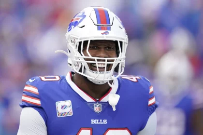 October 9, 2022, Orchard Park, New York, USA: Oct. 9, 2022: Von Miller 40 during the Buffalo Bills vs. Pittsburgh Steelers in Orchard Park, New York at Highmark Stadium Orchard Park USA - ZUMAa234 20221009_zsa_a234_061 Copyright: xAMGx