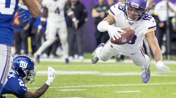 December 24, 2022: JUSTIN JEFFERSON had 12 catches for 133 yards and a fourth-quarter touchdown for the Vikings against the Jets on Saturday. - ZUMAm67_ 20221224_zaf_m67_004 Copyright: xCarlosxGonzalezx