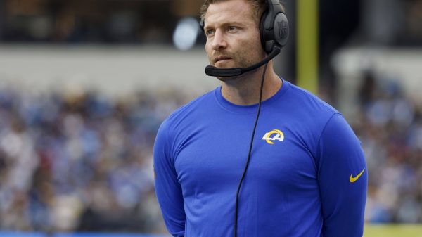 January 01, 2023 Los Angeles Rams head coach Sean McVay in action during the NFL, American Football Herren, USA football game between the Los Angeles Rams and the Los Angeles Chargers in Inglewood, California. Mandatory Photo Credit : /CSM Inglewood United States of America - ZUMAc04_ 20230101_zaf_c04_268 Copyright: xCharlesxBausx