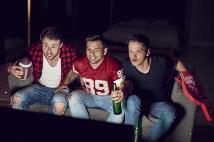 Footbll fans awaiting for score