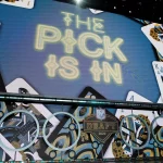 RTL NFL, American Football Herren, USA NFL Draft, Apr 28, 2022 Las Vegas, NV, USA The Pick Is In is displayed before Georgia defensive end Travon Walker is announced as the first overall pick to the Jacksonville Jaguars during the first round of the 2022 NFL Draft at the NFL Draft Theater. Mandatory Credit: Kirby Lee-USA TODAY Sports, 28.04.2022 17:17:06, 18169860, NPStrans, NFL, NFL Draft, Jacksonville Jaguars, Travon Walker PUBLICATIONxINxGERxSUIxAUTxONLY Copyright: xKirbyxLeex 18169860