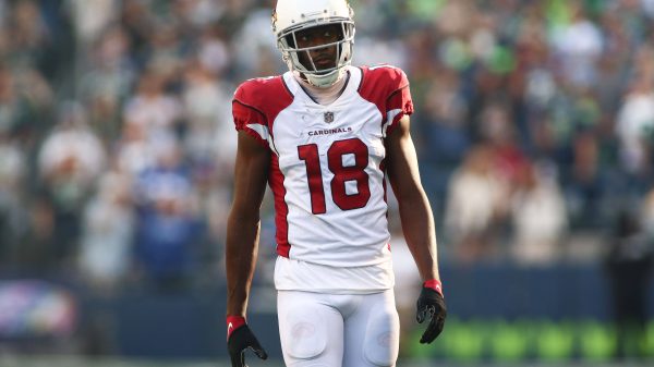 October 16, 2022: Arizona Cardinals wide receiver A.J. Green 18 walks on the field during an NFL, American Football Herren, USA football game in Seattle, WA. /CSM Seattle United States of America - ZUMAc04_ 20221016_zaf_c04_465 Copyright: xSeanxBrownx