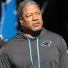 CHARLOTTE, NC - DECEMBER 18: Carolina Panthers interim head coach Steve Wilks during an NFL, American Football Herren, USA football game between the Pittsburg Steelers and the Carolina Panthers on December 18, 2022 at Bank of America Stadium in Charlotte, N.C. Photo by John Byrum/Icon Sportswire NFL: DEC 18 Steelers at Panthers Icon221218163