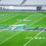 NFL, American Football Herren, USA Super Bowl LVII-Stadium and Field Preparation press conference, PK, Pressekonferenz Jan 31, 2023 Glendale, AZ, USA Details of the field during a Super Bowl LVII stadium and field preparation press conference at State Farm Stadium. Glendale State Farm Stadium AZ USA, EDITORIAL USE ONLY PUBLICATIONxINxGERxSUIxAUTxONLY Copyright: xJoexCamporealex 20230131_jca_aa9_015