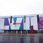 NFL, American Football Herren, USA Super Bowl LVII-Stadium and Field Preparation press conference, PK, Pressekonferenz Jan 31, 2023 Glendale, AZ, USA A view of the stadium during a Super Bowl LVII stadium and field preparation press conference at State Farm Stadium. Glendale State Farm Stadium AZ USA, EDITORIAL USE ONLY PUBLICATIONxINxGERxSUIxAUTxONLY Copyright: xJoexCamporealex 20230131_jca_aa9_019