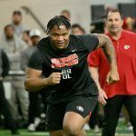 Jalen Carter beim Pro Day in Georgia