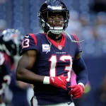 WR Brandin Cooks im Jersey der Texans