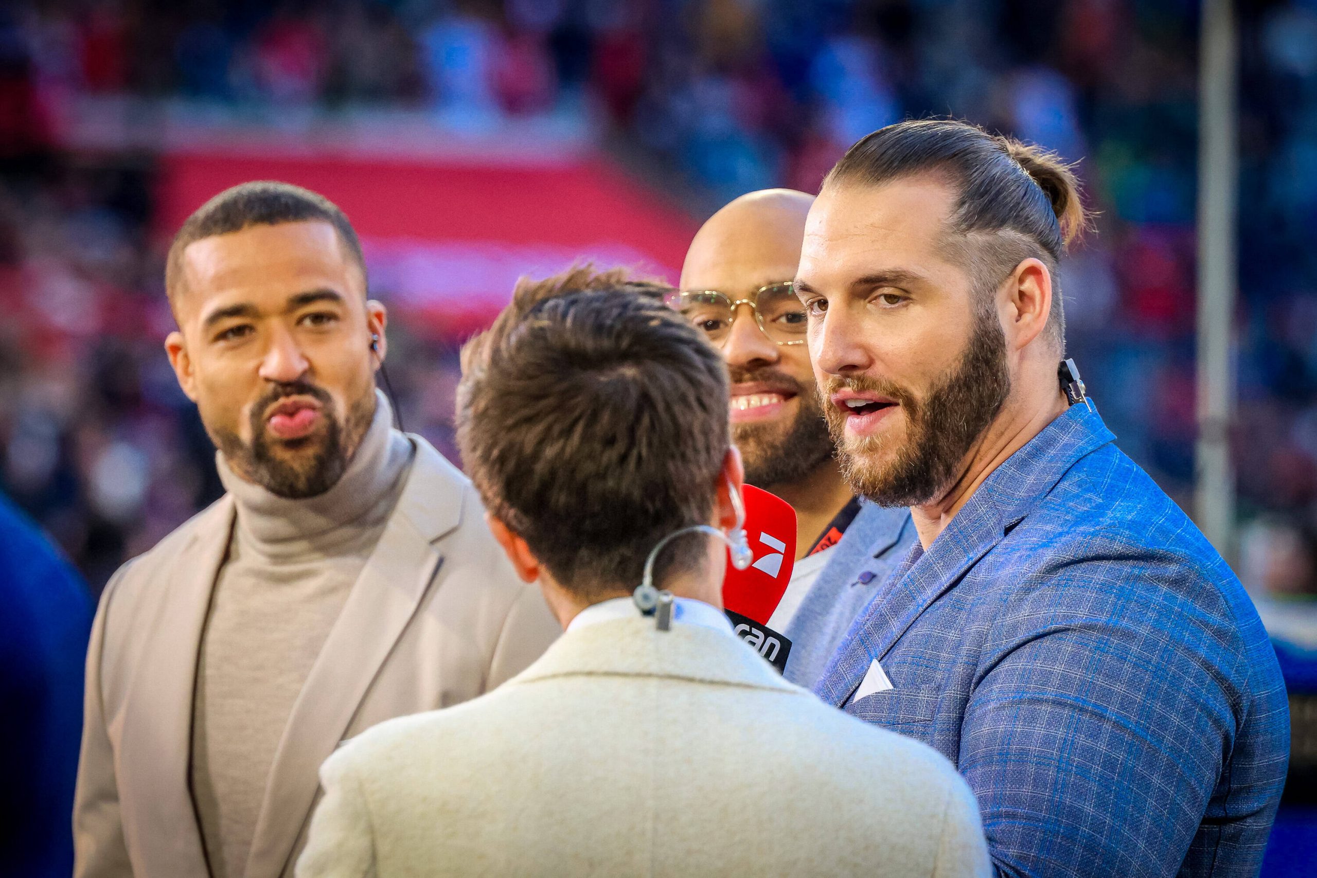 RTL Prosieben NFL Experte Björn Werner beim NFL Spiel in München