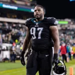 Javon Hargrave im Jersey der Eagles