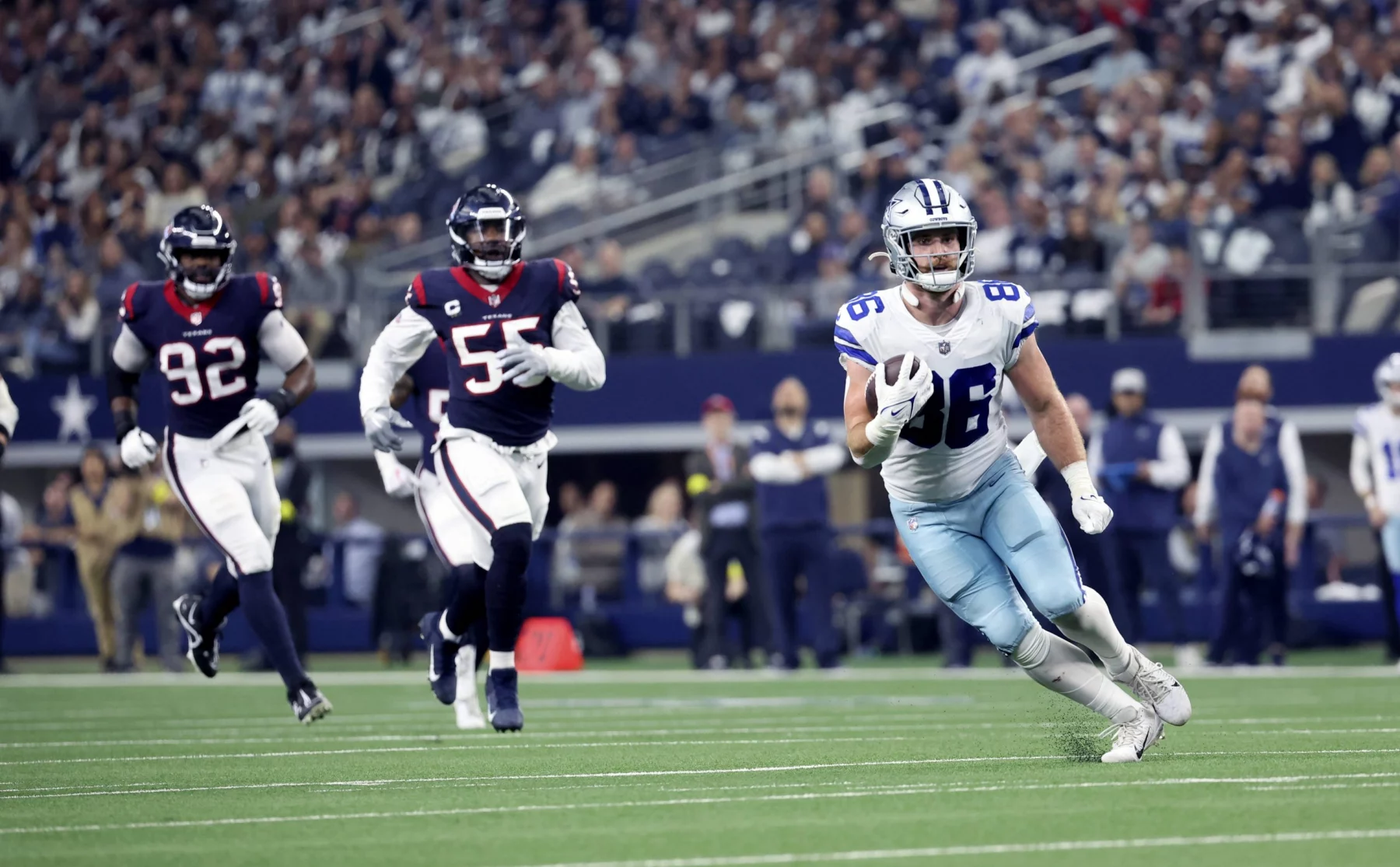 Dalton Schultz im Spiel gegen die Texans