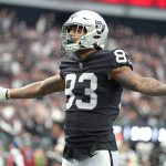 Raiders TE Darren Waller feiert nach einem Touchdown