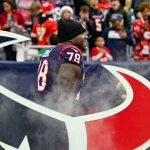 Laremy Tunsil betritt das Feld der Houston Texans