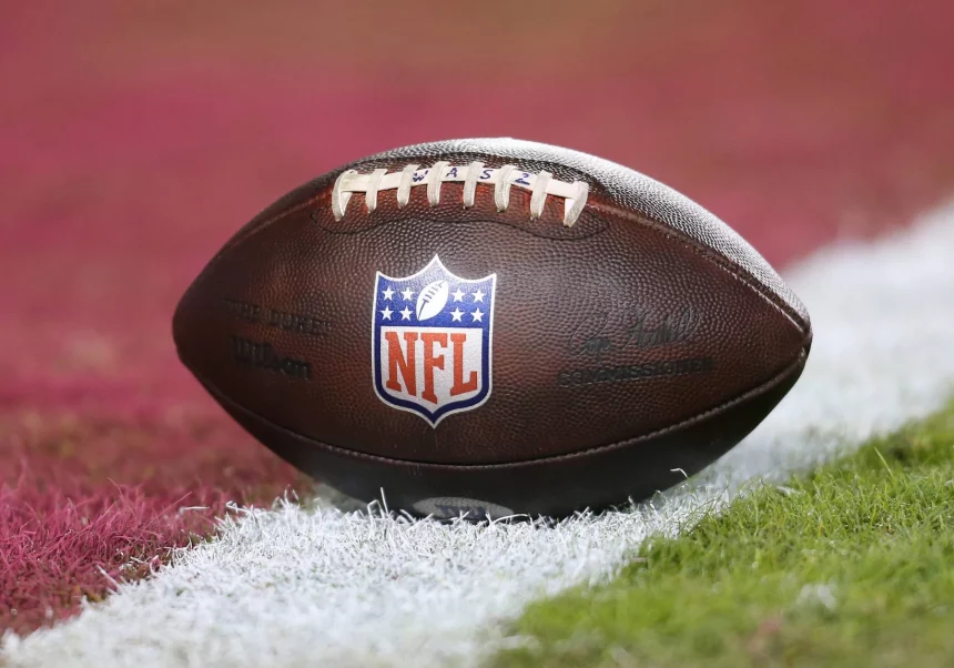 Wilson Football auf der Goalline - NFL Spielplan 2023/2024