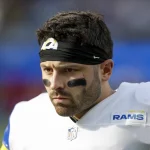 Buccaneers: Baker Mayfield (QB), hier im Dress der Rams, steht auf der Wunschliste der Bucs.