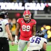 2023 NFL, American Football Herren, USA DRAFT PREVIEW: FILE PHOTOS FEB 18 FILE PHOTOS..former Georgia Bulldogs defensive tackle 88 Jalen Carter is projected to go in the Top 5 in the 2023 NFL Draft, here he is pictured on January 9, 2023 versus the TCU Horned Frogs, the NFL Draft will be held in Kansas City on April 27, 2023...Mandatory Credit: Jose / MarinMedia.org / CSM/Sipa USA Absolute Complete photographer, and credits requiredCredit Image: Jose / Marinmedia.Org / Csm/Cal Media/Sipa USA Kansas City SoFi Stadium MO United States of America NOxUSExINxGERMANY PUBLICATIONxINxALGxARGxAUTxBRNxBRAxCANxCHIxCHNxCOLxECUxEGYxGRExINDxIRIxIRQxISRxJORxKUWxLIBxLBAxMLTxMEXxMARxOMAxPERxQATxKSAxSUIxSYRxTUNxTURxUAExUKxVENxYEMxONLY Copyright: xCalxSportxMediax Editorial use only