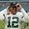 Aaron Rodgers landet via Trade bei den Jets .