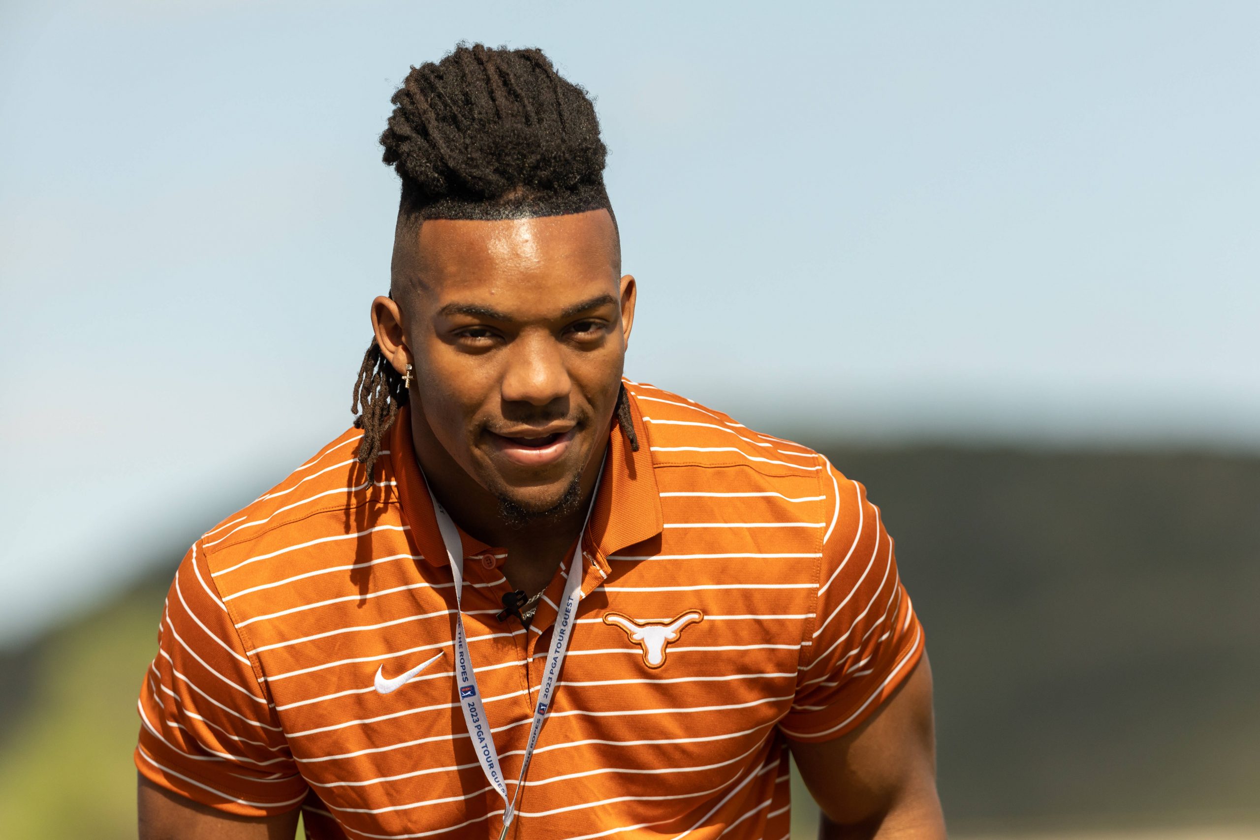 NFL Draft Running Backs | Bijan Robinson beim Golf