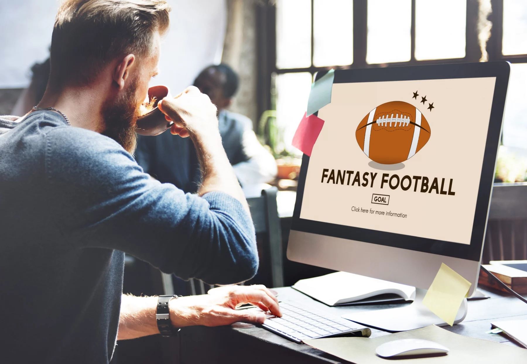 Mann spielt Fantasy Football 2025 - NFL Offenses 2024