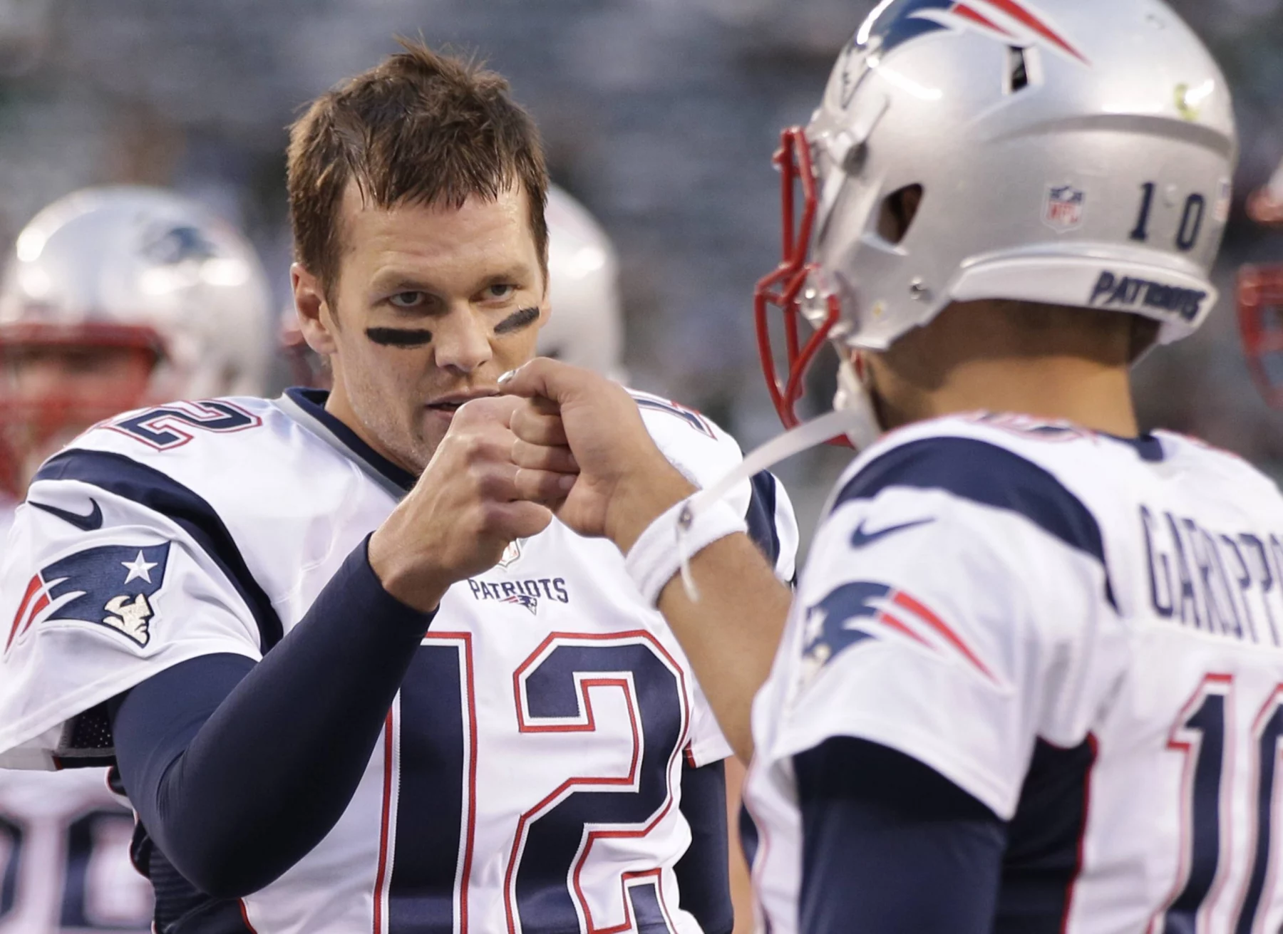 Tom Brady und Jimmy Garoppolo
