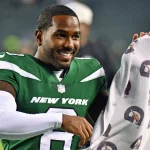 NFL, American Football Herren, USA New York Jets at Philadelphia Eagles, Aug 12, 2022 Philadelphia, Pennsylvania, USA New York Jets wide receiver Elijah Moore 8 against the Philadelphia Eagles at Lincoln Financial Field. Mandatory Credit: Eric Hartline-USA TODAY Sports, 12.08.2022 22:36:36, 18880173, NPStrans, NFL, New York Jets, Elijah Moore, Philadelphia Eagles, Lincoln Financial Field PUBLICATIONxINxGERxSUIxAUTxONLY Copyright: xEricxHartlinex 18880173