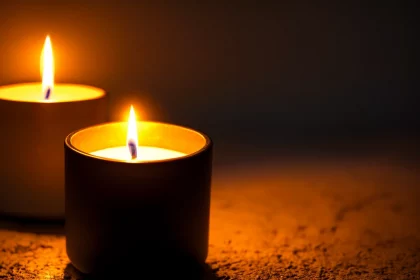 Bob Brown - Kerzen die aufgrund eines Todesfalls angezunden wurden