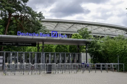 Famous stadium in Frankfurt called Deutsche Bank Park - FRANKFURT MAIN, GERMANY - JULY 12, 2022