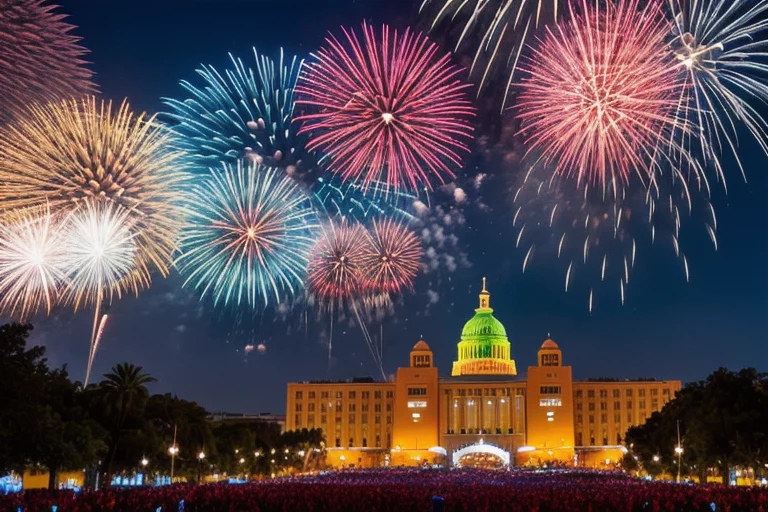 Feuerwerk am 4. Juli