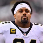PHILADELPHIA, PA - NOVEMBER 21: New Orleans Saints Defensive End Cameron Jordan 94 leaves the field after the first half during the game between the New Orleans Saints and Philadelphia Eagles on November 21, 2021 at Lincoln Financial Field in Philadelphia, PA. Photo by Kyle Ross/Icon Sportswire NFL, American Football Herren, USA NOV 21 Saints at Eagles Icon21112155