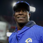 TAMPA, FL - JANUARY 23: Los Angeles Rams Defensive Coordinator Raheem Morris after the NFC Divisional playoff game between the Los Angeles Rams and the Tampa Bay Buccaneers on January 23, 2022, at Raymond James Stadium in Tampa , FL. Photo by Jordon Kelly/Icon Sportswire NFL, American Football Herren, USA JAN 23 NFC Divisional Round - Rams at Buccaneers Icon2201231995