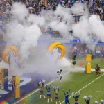 Jalen Ramsey of the LA Rams. Shot at SoFi Stadium, Inglewood, CA. Inglewood SoFi Stadium CA USA PUBLICATIONxNOTxINxUSA Copyright: xCopyrightxGodspeed,xGoodxSirxPhotographyxJaredxMartinezxforxLAxRamsx GGS_6965