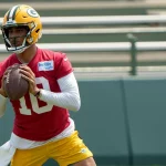 Syndication: Journal Sentinel Green Bay Packers quarterback Jordan Love 10 is shown during organized team activities Tuesday, May 23, 2023 in Green Bay, Wis. , EDITORIAL USE ONLY PUBLICATIONxINxGERxSUIxAUTxONLY Copyright: xMARKxHOFFMAN/MILWAUKEExJOURNALxSENTINELx 0257644707st