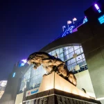 Charlotte, NC - OCT 25 : Panthers NFL Stadium in downtown Charlotte on October 25,2015