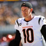 PITTSBURGH, PA - SEPTEMBER 26: Cincinnati Bengals punter Kevin Huber 10 looks on during the game against the Cincinnati Bengals and Pittsburgh Steelers on September 26, 2021 at Heinz Field in Pittsburgh, PA. Photo by Mark Alberti/Icon Sportswire NFL, American Football Herren, USA SEP 26 Bengals at Steelers Icon21092604682
