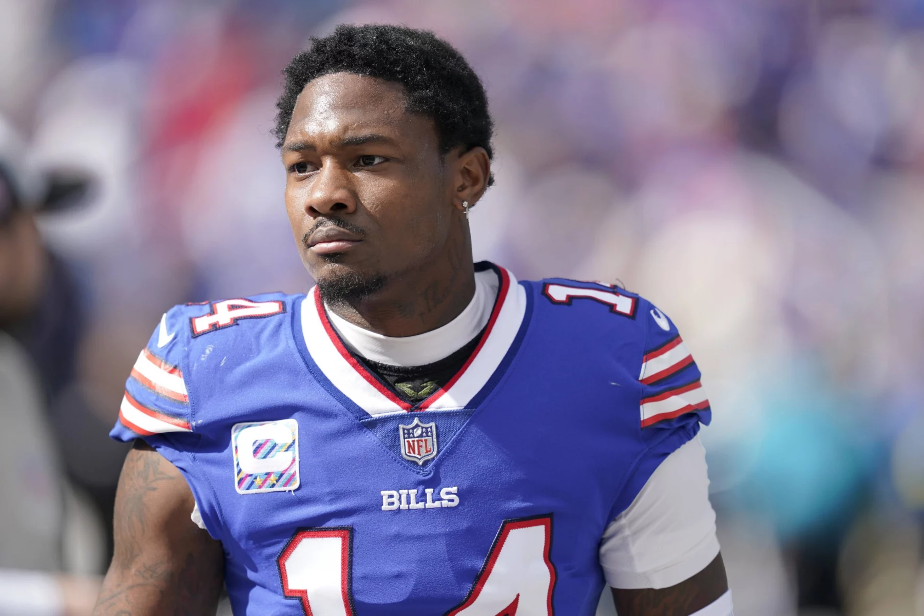 October 9, 2022, Orchard Park, New York, USA: Oct. 9, 2022: Stefan Diggs 14 during the Buffalo Bills vs. Pittsburgh Steelers in Orchard Park, New York at Highmark Stadium Orchard Park USA - ZUMAa234 20221009_zsa_a234_079 Copyright: xAMGx