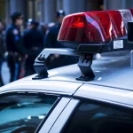 Kris Boyd - NFL - Polizeiauto im Einsatz beim Fußballspiel „Schüsse bei High School“, mit einem Toten und vier Verletzten.